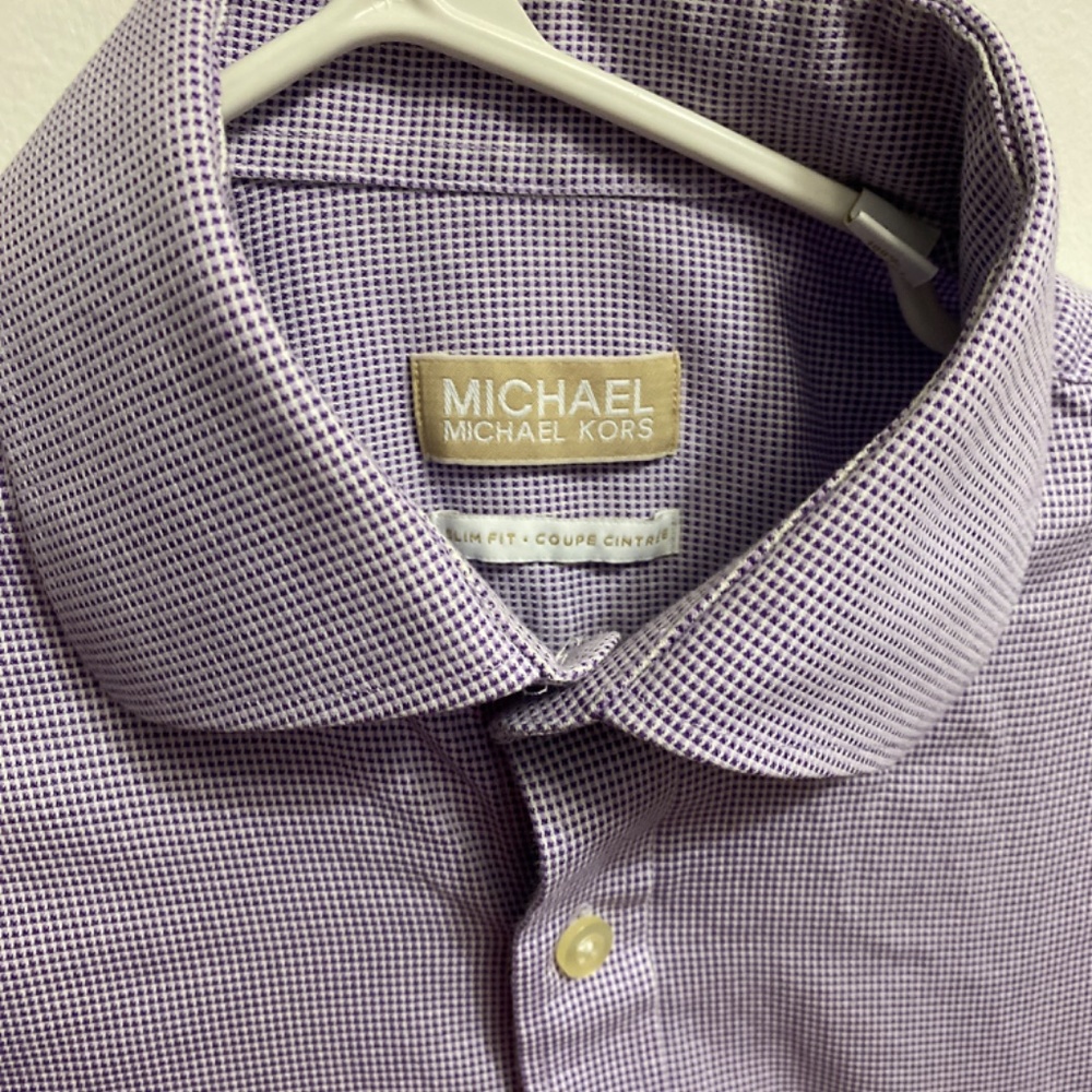 Michael Kors slim fit 15 32/33 dress shirt - Picture 2 of 3